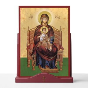 أيقونة الجالسة على العرش